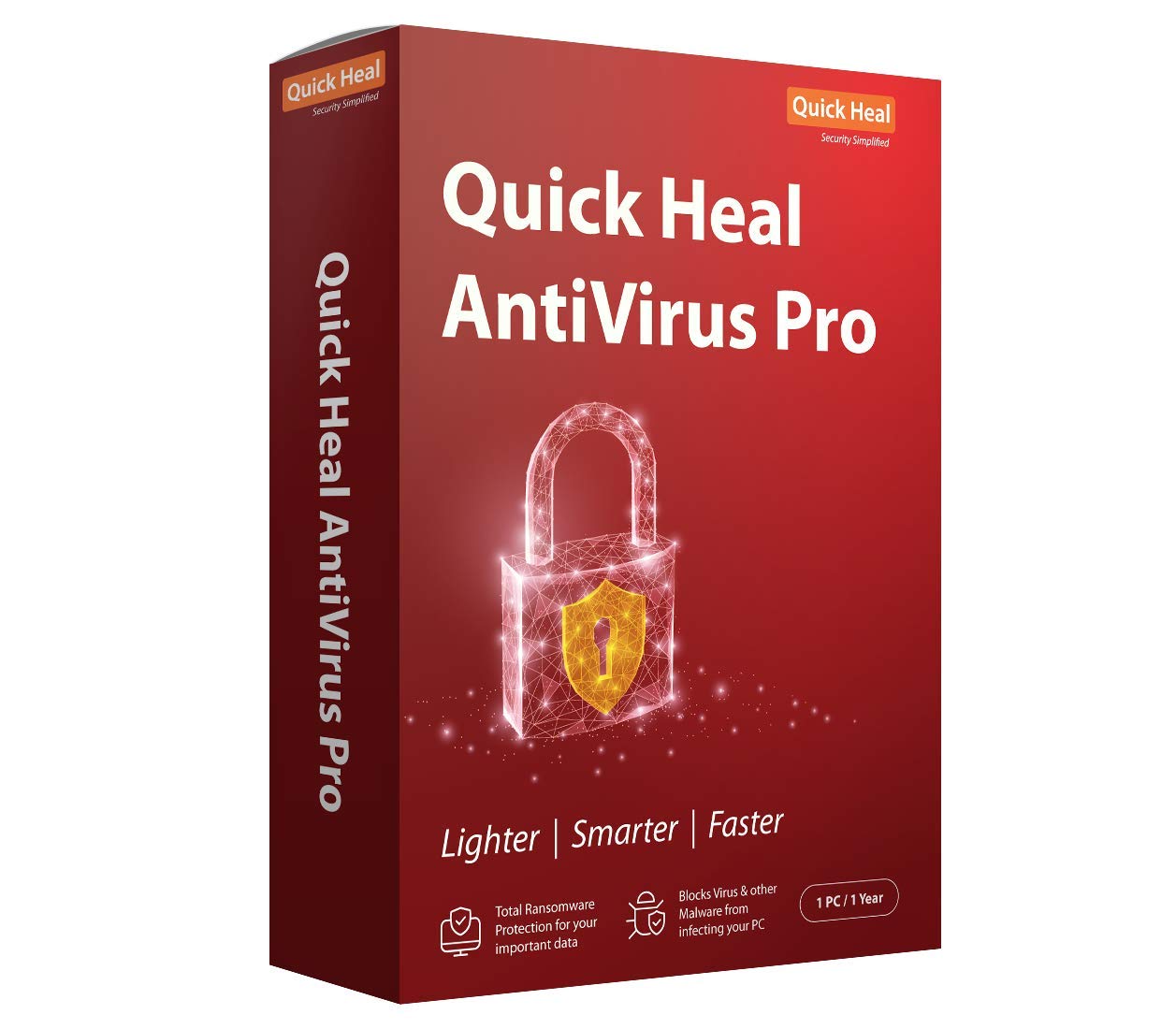 QUICK HEAL PRO 
1 USER 1 YEAR