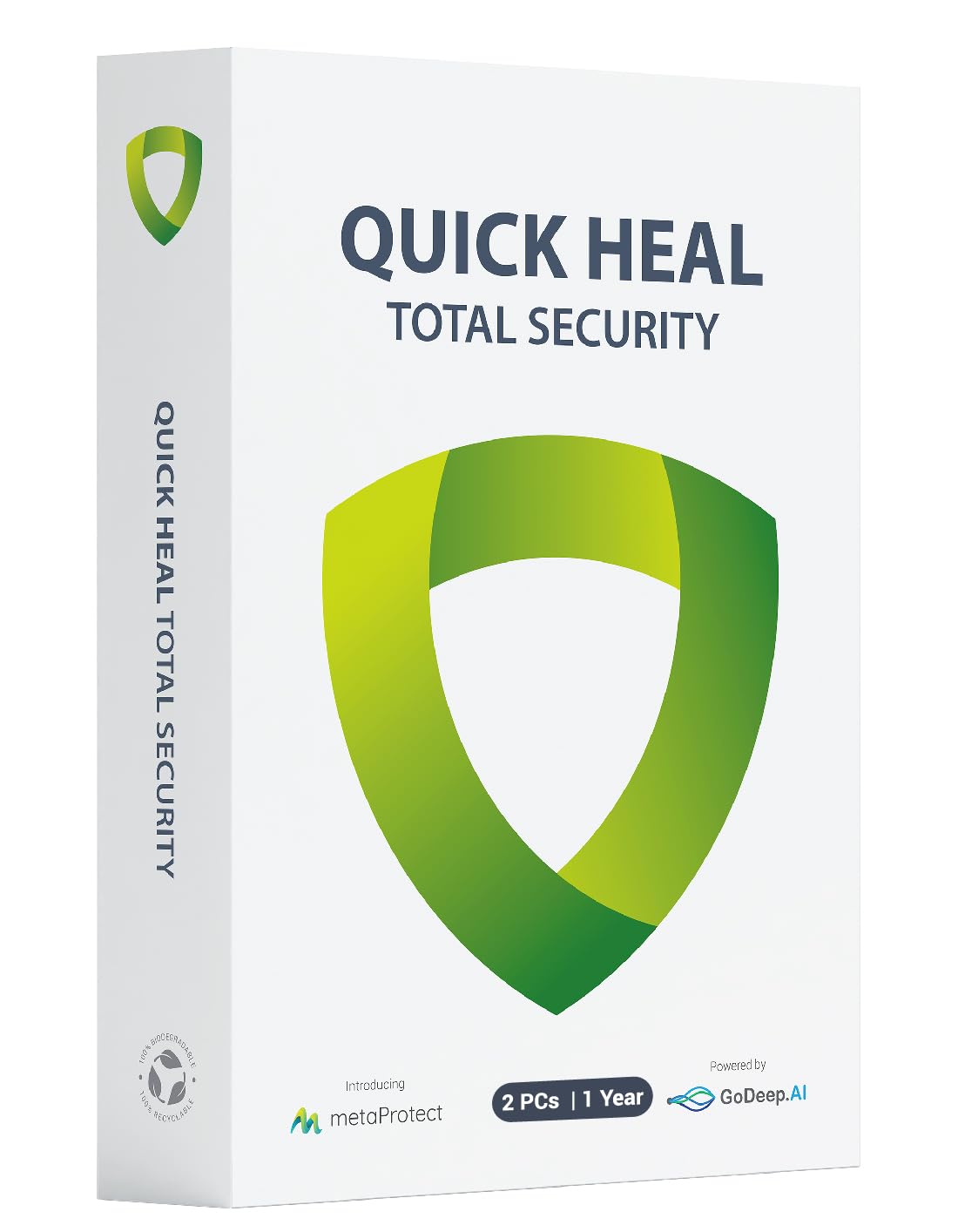 QUICK HEAL TOTAL SECURITY
 2 USERS 1 YEAR