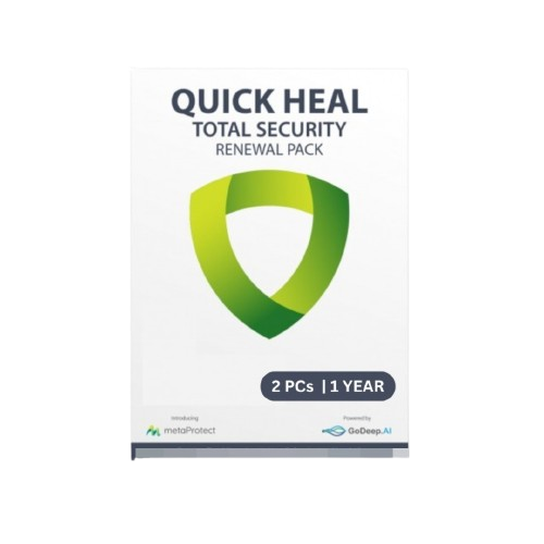 Quick Heal Total Upgrade (Renewal) 
2 PCs 1 Year (Single Key)