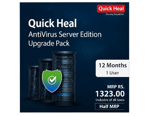 Quick Heal Server Upgrade (Renewal) 
1 PC 1 YEAR
