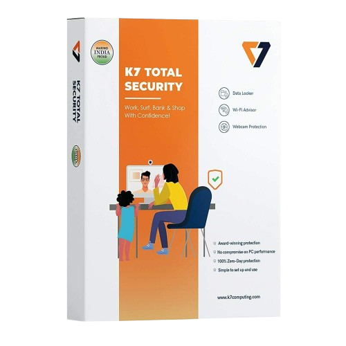 K7 Total Security
 3 Users 3 Years