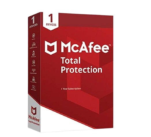 McAfee Total Protection 
1 User 1 Year