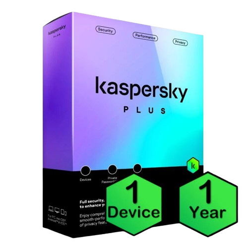 Kaspersky Plus 
1 Device 1 Year